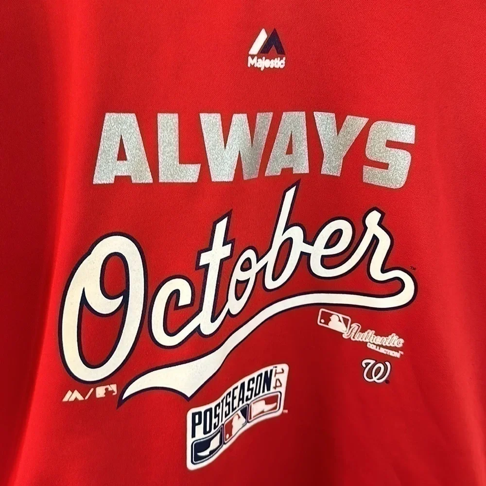 Washington Nationals Always October Mens hoodie‌ - Picture 8 of 17
